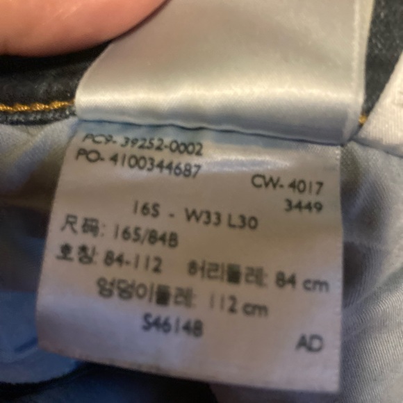 Levi’s classic bootcut blue jeans size 16 short cotton/poly blend with stretch - Picture 14 of 14